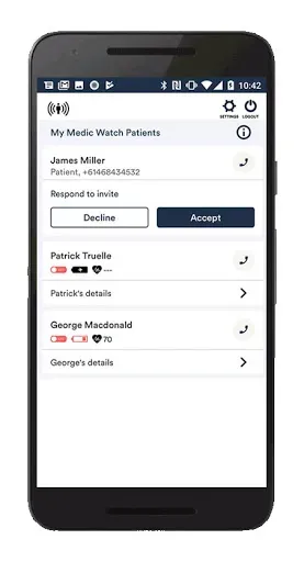 Скриншот 5 — Seizure Alert – My Medic Watch