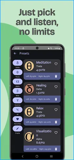 Скриншот 2 — Brain Waves Pro Binaural Beats