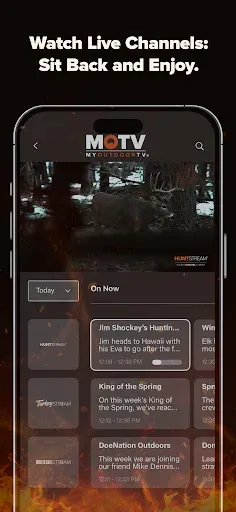 Скриншот 3 — MyOutdoorTV: Hunt, Fish, Shoot
