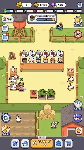 Скриншот 1 — My Pocket Farm: Ферма и урожай