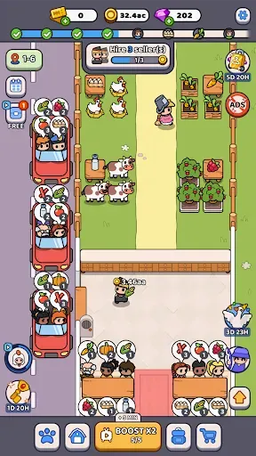 Скриншот 8 — My Pocket Farm: Ферма и урожай