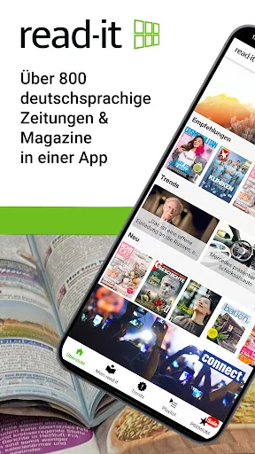 Скриншот 1 — read-it: Zeitungen & Magazine