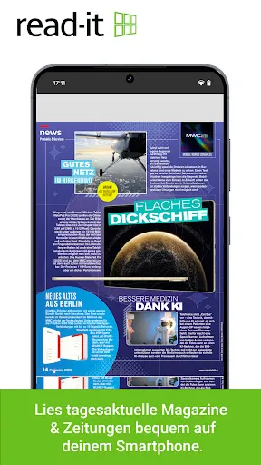Скриншот 3 — read-it: Zeitungen & Magazine