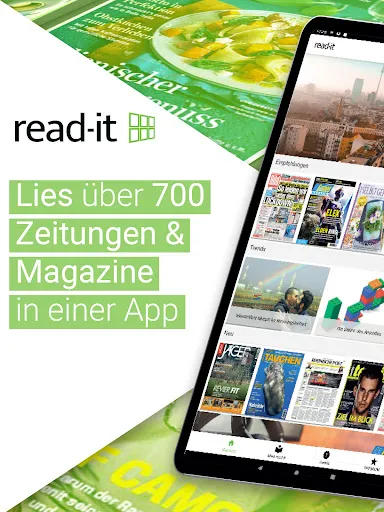 Скриншот 6 — read-it: Zeitungen & Magazine