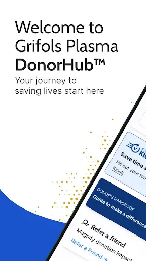 Скриншот 1 — Grifols Plasma Donor Hub