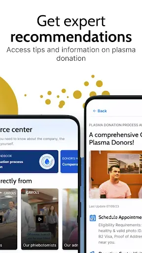 Скриншот 4 — Grifols Plasma Donor Hub
