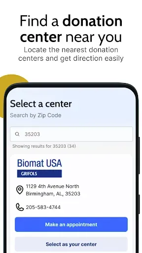 Скриншот 7 — Grifols Plasma Donor Hub