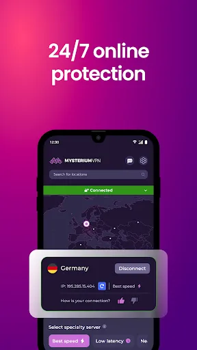 Скриншот 1 — Mysterium VPN: Fast & Secure