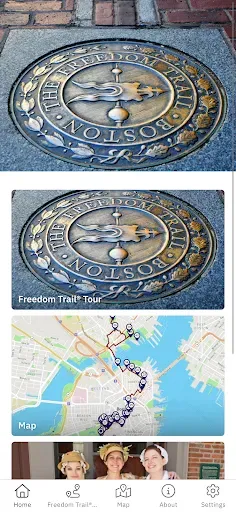Скриншот 1 — Official Freedom Trail® App