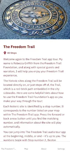 Скриншот 2 — Official Freedom Trail® App