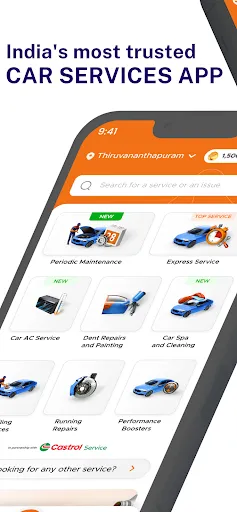Скриншот 1 — myTVS Car Services & More