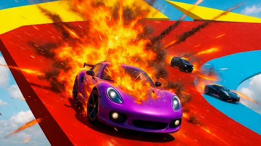 Скриншот 1 — Car Battle: Drive & Crash