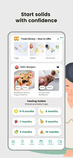 Скриншот 1 — BLW Meals: Starting Solids