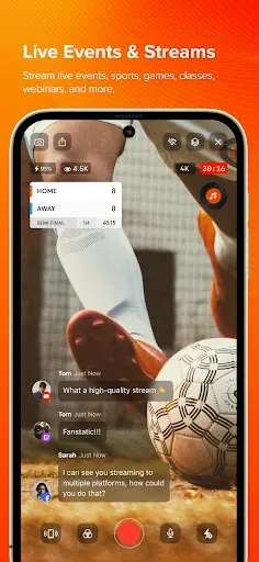 Скриншот 1 — Live Now - Live Stream
