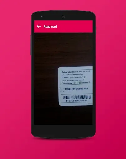 Скриншот 2 — Read card mobile Recharge