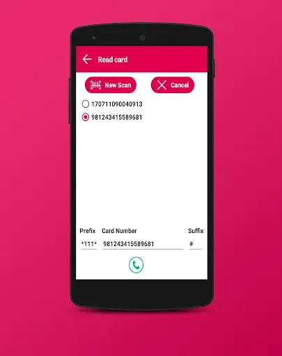 Скриншот 3 — Read card mobile Recharge