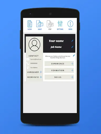 Скриншот 8 — Free CV Creator