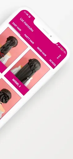 Скриншот 3 — Easy Hairstyles for Girls