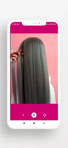 Скриншот 4 — Easy Hairstyles for Girls