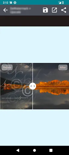Скриншот 1 — AI Remove Watermark from Photo