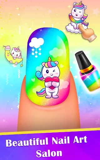 Скриншот 1 — Nails Salon Games - Nail Art