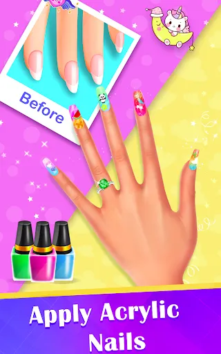 Скриншот 3 — Nails Salon Games - Nail Art