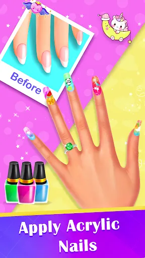 Скриншот 8 — Nails Salon Games - Nail Art
