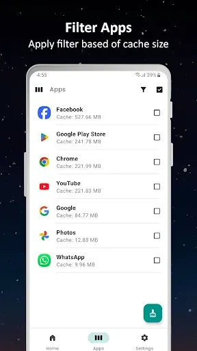 Скриншот 3 — Clear Cache: All Cache Cleaner