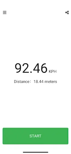 Скриншот 2 — Simple Speed Gun