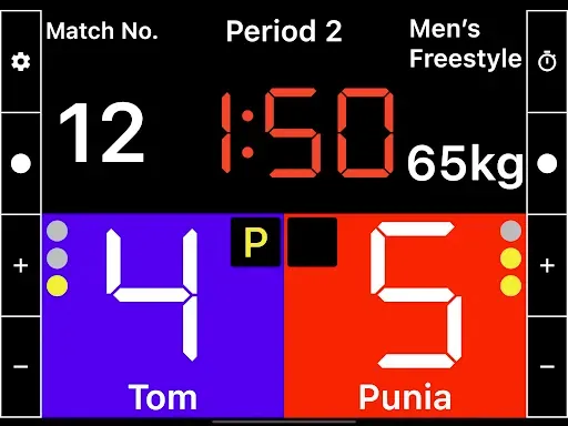 Скриншот 4 — Wrestling Scoreboard