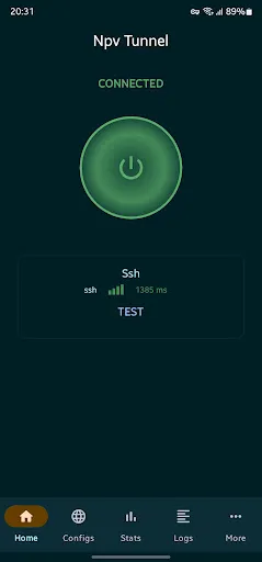 Скриншот 1 — Npv Tunnel V2ray/SSH