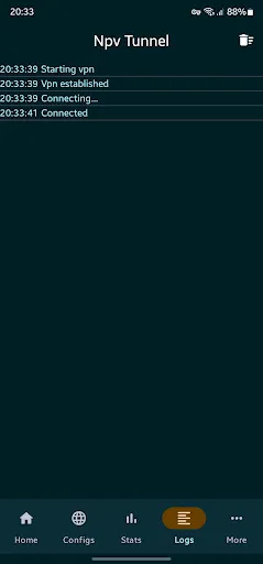 Скриншот 4 — Npv Tunnel V2ray/SSH