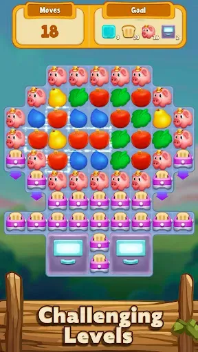 Скриншот 2 — Farm Game: Match 3 Puzzle