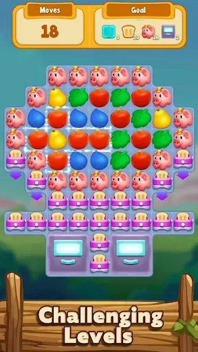 Скриншот 8 — Farm Game: Match 3 Puzzle