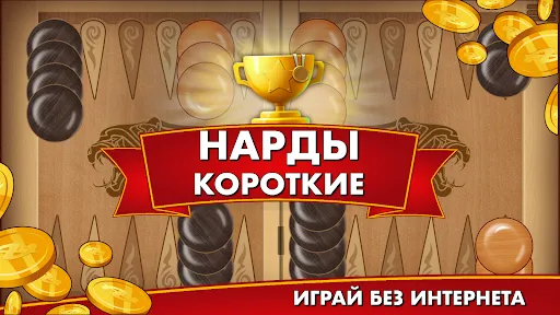 Скриншот 2 — Нарды длинные онлайн и оффлайн