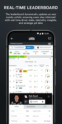 Скриншот 1 — NASCAR MOBILE