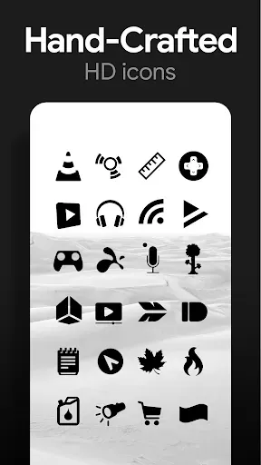 Скриншот 3 — Flight Dark - Icon Pack