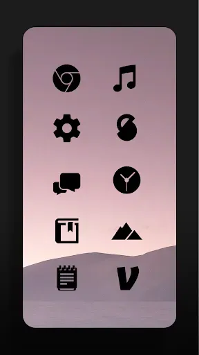 Скриншот 6 — Flight Dark - Icon Pack