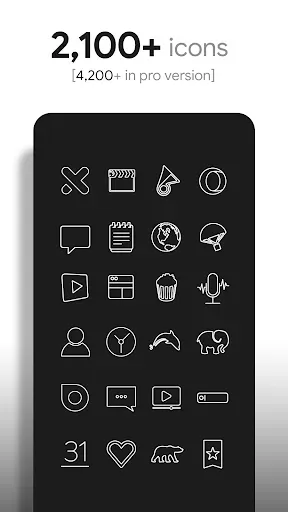 Скриншот 2 — Lines - Icon Pack