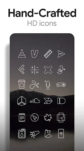 Скриншот 3 — Lines - Icon Pack