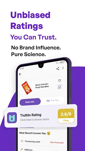Скриншот 2 — TruthIn - Food Scanner