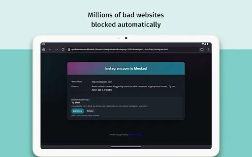 Скриншот 8 — SPIN Safe Browser: Web Filter