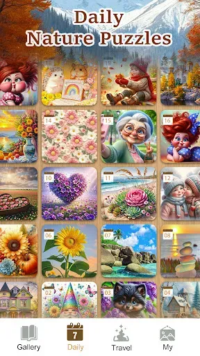 Скриншот 6 — Nature Jigsaw - Jigsaw Puzzles