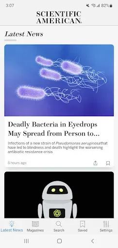 Скриншот 1 — Scientific American