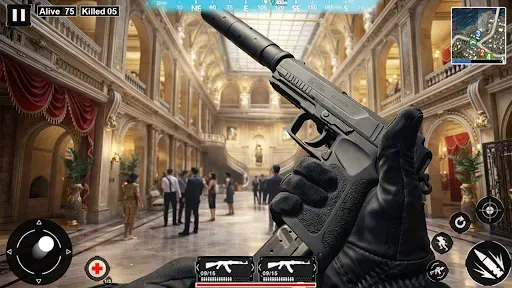 Скриншот 1 — Call of Battle: Casino Robbery