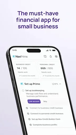 Скриншот 1 — Nav Business Credit Builder