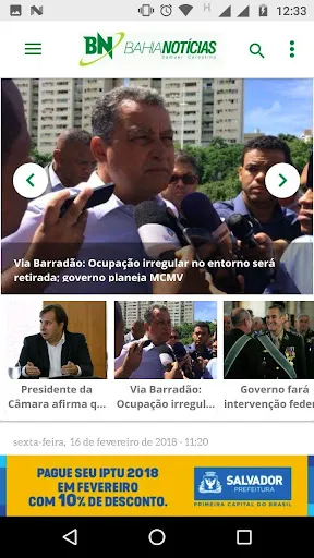 Скриншот 2 — Bahia Notícias