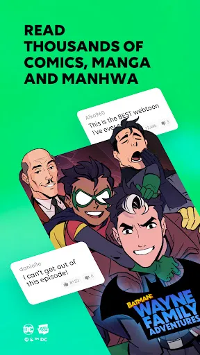 Скриншот 1 — WEBTOON: Manga, Comics, Manhwa