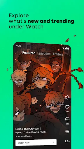 Скриншот 5 — WEBTOON: Manga, Comics, Manhwa