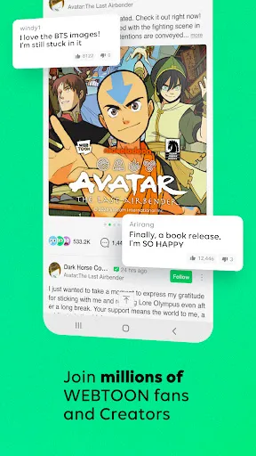 Скриншот 8 — WEBTOON: Manga, Comics, Manhwa